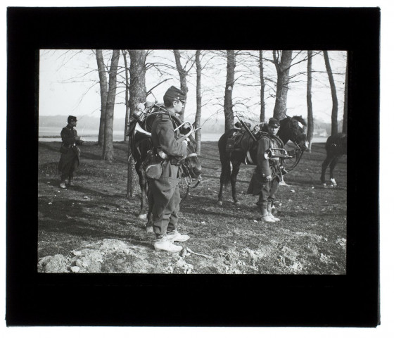 8e bataillon de chasseurs à Allonville mars 1902