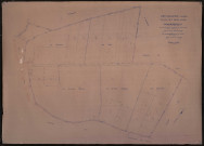 Plan du cadastre rénové - Fienvillers : section ZI