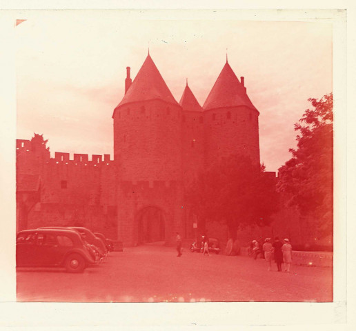 Carcassonne (Aude) Entrée de la cité