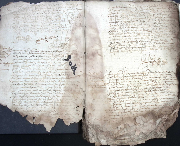 Etude de Me Jean Quignon à Amiens (étude n°22). Minutes des années 1602-1603