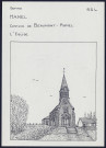 Hamel (commune de Beaumont-Hamel) : l'église - (Reproduction interdite sans autorisation - © Claude Piette)