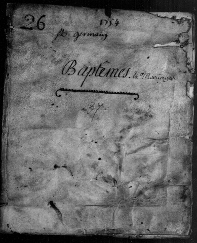 Amiens (Saint-Germain) : baptêmes, mariages, sépultures