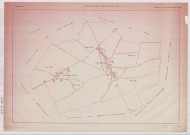 Plan du cadastre rénové - Estrées-Deniécourt : tableau d'assemblage (TA)