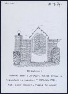 Bernaville : oratoire dédié à la Sainte-Vierge - (Reproduction interdite sans autorisation - © Claude Piette)