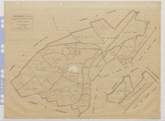 Plan du cadastre rénové - Bergicourt : section A