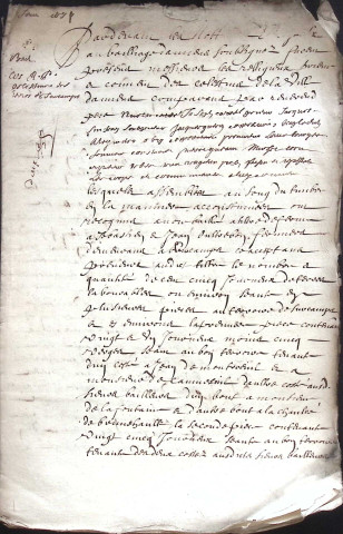 Etude de Me Antoine Ricard à Amiens (étude n°25). Minutes de l'année 1671