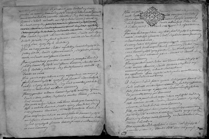 Etude de Me Adrien Dehen à Amiens (étude n°24). Minutes de l'année 1727