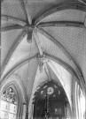 Eglise de Liercourt, vue de détail : les vôutes à clefs pendantes