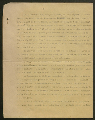 Témoignage de Godchot (Colonel) et correspondance avec Jacques Péricard