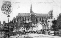 Amiens. La Cathédrale, Façade côté Nord
