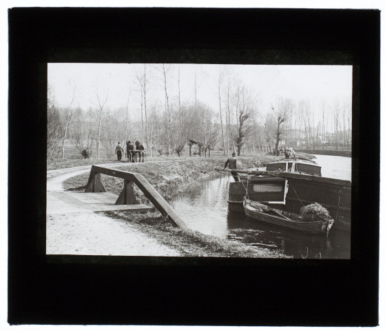 Chemin de halage à Breilly - 1907