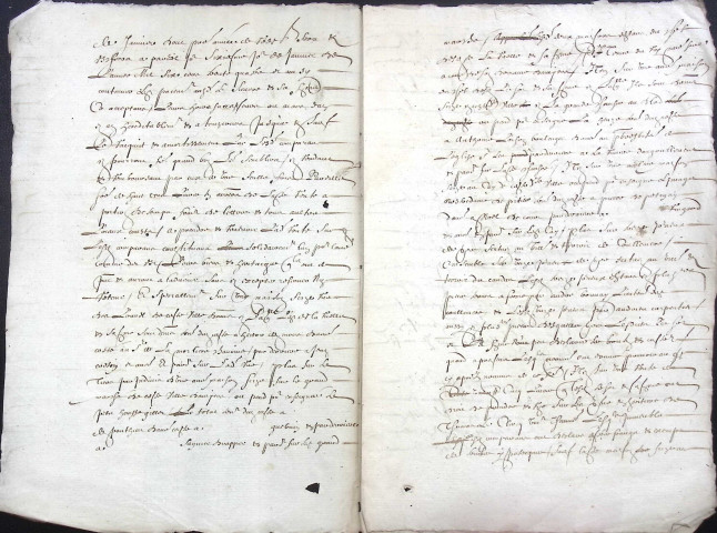 Etude de Me Jean Duval à Amiens (étude n°8). Minutes de l'année 1633