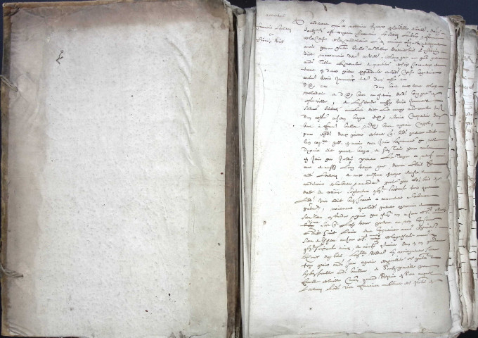 Etude de Me François Lecaron à Amiens (étude n°11). Minutes de l'année 1665