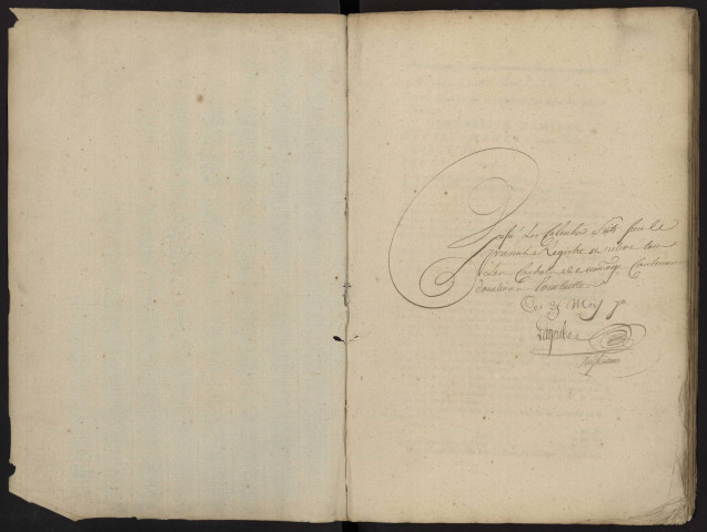 Contrôle des actes du bureau de Chaulnes pour la période du 24 janvier 1758 au 11 juin 1759