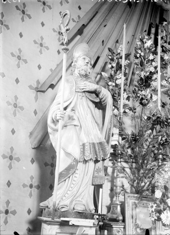 Eglise, statue Saint maclou