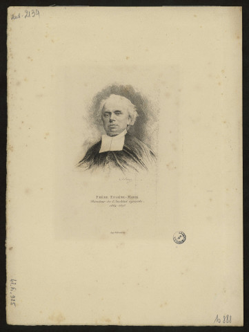 Frère Eugène-Marie directeur de l'Institut Agricole 1864-1893