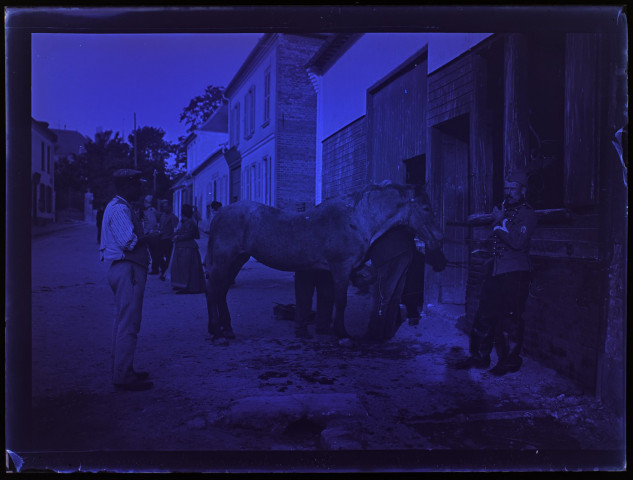 3e chasseur à cheval à Boves - départ pour les manoeuvres - septembre 1901