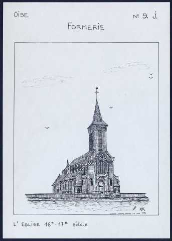 Formerie (Oise) : l'église XVIe-XVIIe siècle - (Reproduction interdite sans autorisation - © Claude Piette)