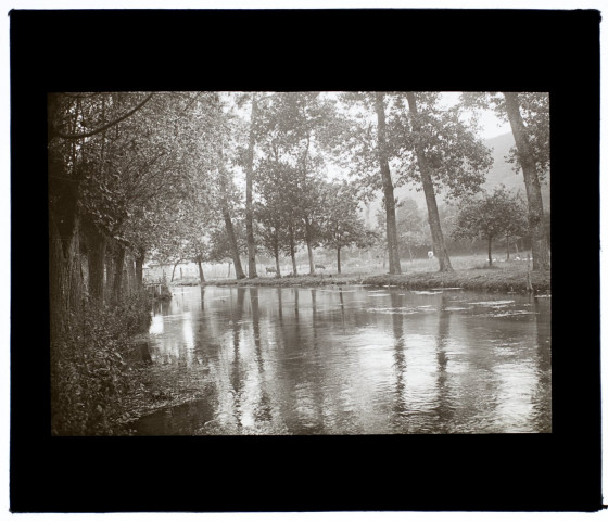 Rivière à Guizancourt - septembre 1931