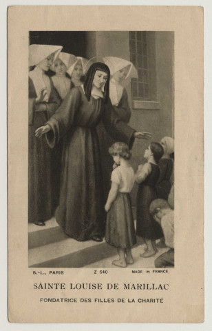 Sainte Louise de Marillac, fondatrice des filles de la Charité