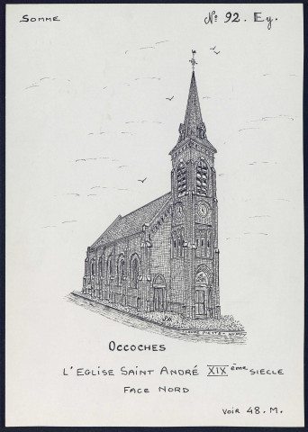 Occoches : église Saint-André - (Reproduction interdite sans autorisation - © Claude Piette)