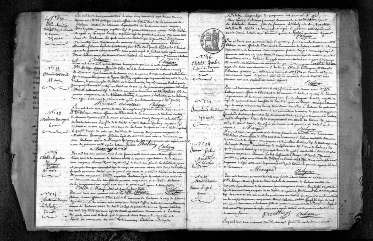 Talmas : naissances, mariages, décès