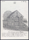 Petit Saucourt (hameau de Nibas) : chapelle Sainte-Philomène érigée en 1876 - (Reproduction interdite sans autorisation - © Claude Piette)