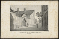 Maison habitée par Jean de Lafontaine à Château-Thierry. (Département de l'Aisne)