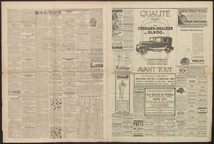 Le Progrès de la Somme, numéro 19093, 8 décembre 1931