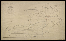 Plan du cadastre napoléonien - Saveuse : tableau d'assemblage