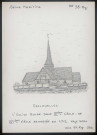 Esclavelles (Seine-Maritime) : église Notre-Dame, face nord - (Reproduction interdite sans autorisation - © Claude Piette)