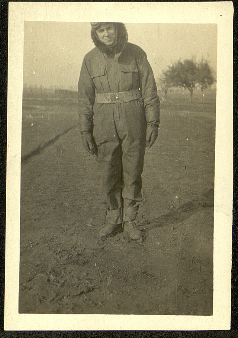 Portrait d'un aviateur américain, Fredrick P. Lippman, Grant Street, Springfield Missouri, USA