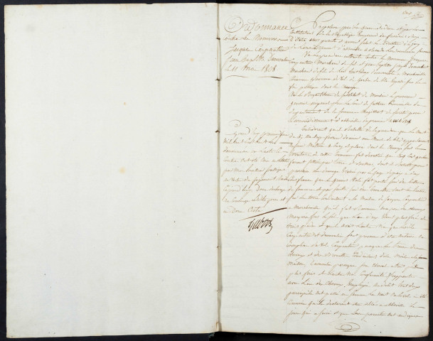 Maison d'arrêt d'Abbeville. Prévenus, condamnés et détenus. Registre d'écrou : sans numéro d'écrou. 11 mai 1808 - 11 septembre 1809