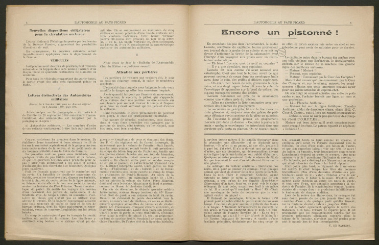 L'Automobile au Pays Picard. Revue mensuelle de l'Automobile-Club de Picardie et de l'Aisne, 341, février 1940