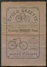 Cyclo-Gazette. Organe sportif hebdomadaire indépendant, numéro 12