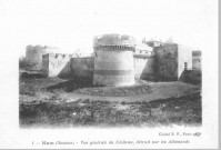 Vue générale du Château, détruit par les Allemands