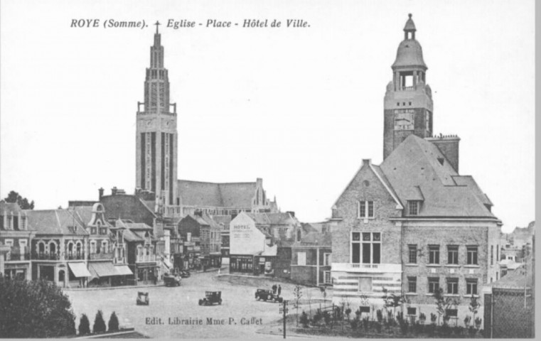 Eglise - Place - Hôtel de ville