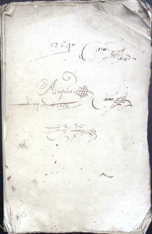 Etude de Me Philippe Depiennes à Amiens (étude n°1). Minutes de l'année 1640