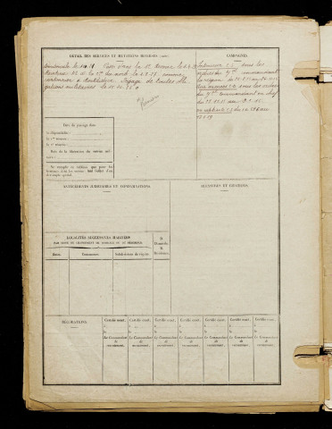 Hénon, Edouard, né le 15 octobre 1887 à Braches (Somme), classe 1907, matricule n° 188, Bureau de recrutement de Péronne