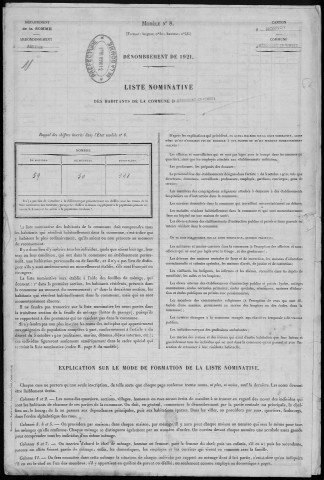 Recensement de la population : Mericourt-en-Vimeu