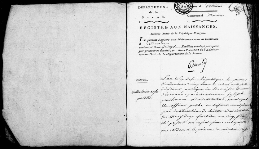 Amiens (3e arrondissement) : naissances