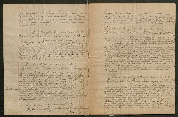 Témoignage de Jolly, Emile et correspondance avec Jacques Péricard