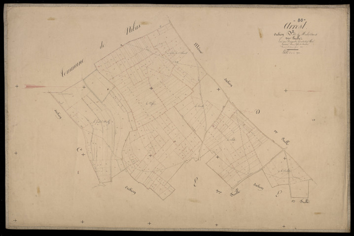 Plan du cadastre napoléonien - Arrest : Moulin d'Arrest (Le), D2