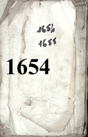 Etude de Me Nicolas Boyenval à Amiens (étude n°5). Minutes des années 1654-1655