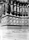 Cathédrale d'Amiens, vue de détail : les sculptures du portail
