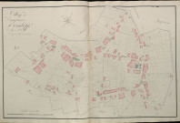 Plan du cadastre napoléonien - Atlas cantonal - Dompierre-Becquincourt (Dompierre) : Village (Le), B développée