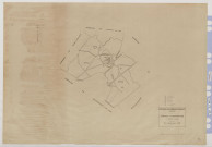 Plan du cadastre rénové - Courcelles-sous-Moyencourt : tableau d'assemblage (TA)