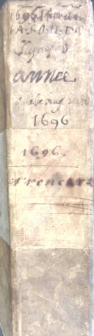 Etude de Me Jean-Baptiste Trencart à Amiens (étude n°12). Minutes de l'année 1696
