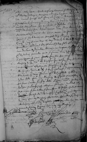 Etude de Me Martin Caron à Amiens (étude n°4). Minutes des années 1655-1659