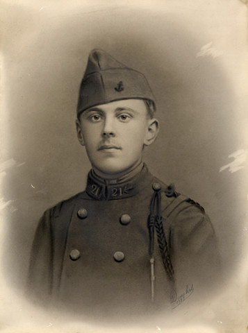 Portrait militaire de Paul Marcel Alphonse Gadré